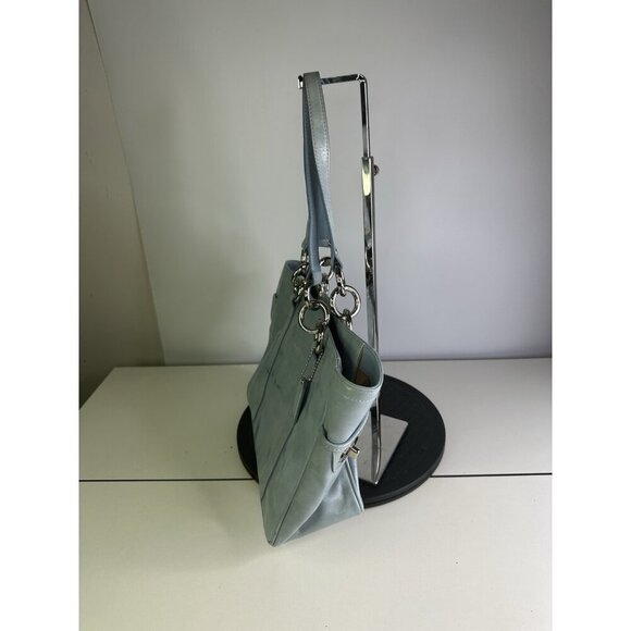 Coach Purse Gallery Eastwest  Tote B0973-F12839 Classic Beauty Chambray Blue - Picture 7 of 11